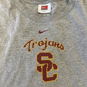 USC Trojans Center Logo Nike Tee